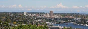 View of Gas Works park from Queen Anne